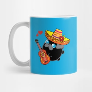 Poopy the Pug Puppy - Day of the Dead Mug